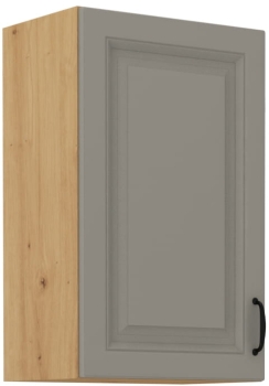 Szafka kuchenna górna 45 G-72 1F jasny szary mat/ dąb artisan KLEO CLAYGREY/AR