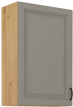 Szafka kuchenna górna 60 G-90 1F jasny szary mat / dąb artisan KLEO CLAYGREY/AR