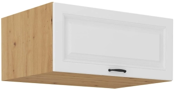 Szafka kuchenna górna 80 NAGU-36 1F biały mat / dąb artisan KLEO WH/AR