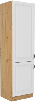 Słupek kuchenny 60 DK-210 2F biały mat/dąb artisan KLEO WH/AR