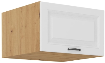 Szafka kuchenna górna 60 NAGU-36 1F biały mat / dąb artisan KLEO WH/AR
