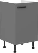 Przejdź do produktu Szafka kuchenna dolna zlewowa 50 ZL 1F BB antracyt NASTIA/ANT