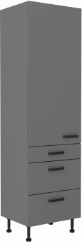 Słupek kuchenny 60 DKS-215 3S 1F antracyt NASTIA/ANT