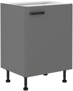 Przejdź do produktu Szafka kuchenna dolna 60 D 1F BB antracyt NASTIA/ANT