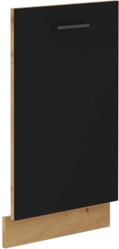 Front do zabudowy zmywarki ZM 713x446 czarny mat MODERNO