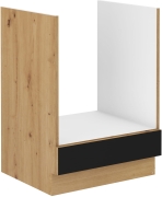 Przejdź do produktu Szafka dolna do zabudowy piekarnika 60 D GAZ BB czarny mat MODERNO