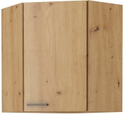 Przejdź do produktu Szafka kuchenna górna narożna 60x60 GN-72 1F (45*) czarny mat MODERNO
