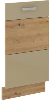 Front do zabudowy zmywarki ZM 713x446 biały cappucino ARTIS