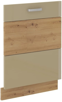 Front do zabudowy zmywarki ZM 713x596 cappucino połysk ARTIS