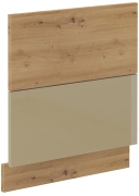 Przejdź do produktu Front do zabudowy zmywarki ZM 570x596 cappucino połysk ARTIS