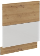 Przejdź do produktu Front do zabudowy zmywarki ZM 570x596 biały połysk ARTIS