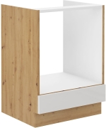 Przejdź do produktu Szafka dolna do zabudowy piekarnika 60 D GAZ BB biały połysk ARTIS