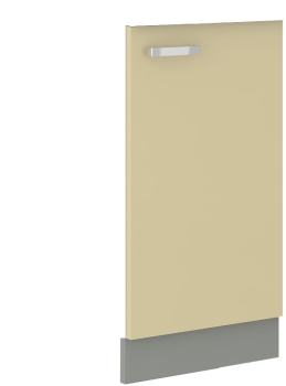 Front do zabudowy zmywarki ZM 713x446 kremowy połysk IGA KREM