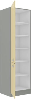 Słupek kuchenny 60 DK-210 2F kremowy połysk IGA KREM