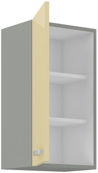 Szafka kuchenna górna 40 G-72 1F kremowy połysk IGA KREM