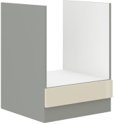 Przejdź do produktu Szafka dolna do zabudowy piekarnika 60 D GAZ BB kremowy połysk IGA KREM