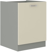 Przejdź do produktu Szafka kuchenna dolna 60 D 1F BB kremowy połysk IGA KREM