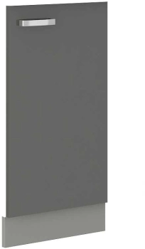 Front do zabudowy zmywarki ZM 713x446 szary połysk IGA GREY