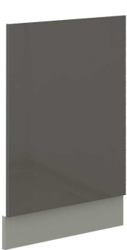 Front do zabudowy zmywarki ZM 570x446 szary połysk IGA GREY