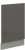 Front do zabudowy zmywarki ZM 570x446 szary połysk IGA GREY