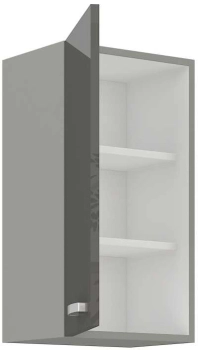 Szafka kuchenna górna 45 G-72 1F szary połysk IGA GREY