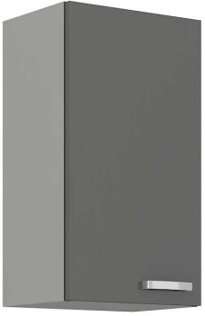 Szafka kuchenna górna 40 G-72 1F szary połysk IGA GREY