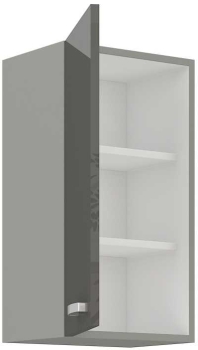 Szafka kuchenna górna 40 G-72 1F szary połysk IGA GREY