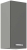 Szafka kuchenna górna 30 G-72 1F szary połysk IGA GREY