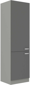 Słupek kuchenny 60 DK-210 2F szary połysk IGA GREY