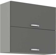 Przejdź do produktu Szafka kuchenna górna 80 GU-72 2F szary połysk IGA GREY