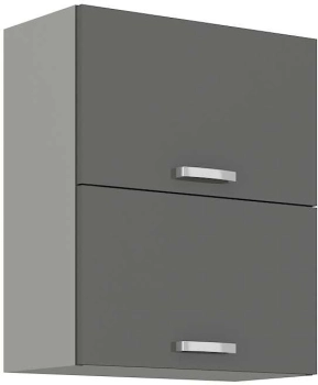 Szafka kuchenna górna 60 GU-72 2F szary połysk IGA GREY