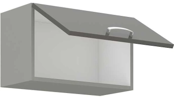Szafka kuchenna górna 60 GU-36 1F szary połysk IGA GREY