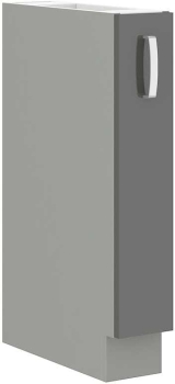 Szafka kuchenna dolna 15 D CARGO BB szary połysk IGA GREY