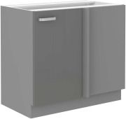 Przejdź do produktu Szafka kuchenna dolna narożna 105 ND 1F BB szary połysk IGA GREY