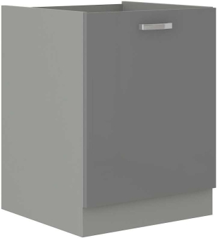 Szafka kuchenna dolna 60 D 1F BB szary połysk IGA GREY