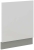 Front do zabudowy zmywarki ZM 570x596 biały połysk IGA BIANCA