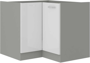 Szafka kuchenna dolna narożna 89x89 DN 1F BB biały połysk IGA BIANCA