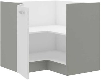 Szafka kuchenna dolna narożna 89x89 DN 1F BB biały połysk IGA BIANCA
