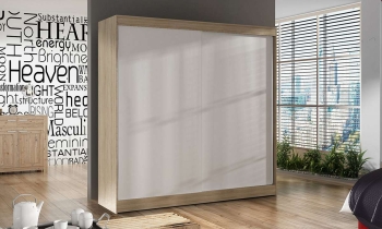 bastiX_sonoma_bialy,200cm Szafa BASTI (NOVA), szafa przesuwna, garderoba, szafa do sypialni, szafa z lustrem.jpg