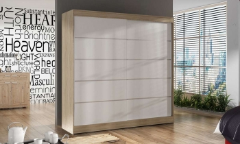 basti4_sonoma_bialy,200cm Szafa BASTI (NOVA), szafa przesuwna, garderoba, szafa do sypialni, szafa z lustrem.jpg