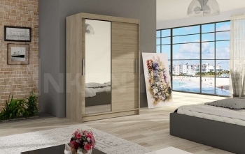miami6_sonoma,120cm Szafa MIAMI (CLARA), szafa przesuwna, garderoba, szafa do sypialni, szafa z lustrem.jpg