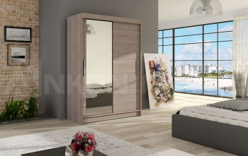miami6_trufla,120cm Szafa MIAMI (CLARA), szafa przesuwna, garderoba, szafa do sypialni, szafa z lustrem.jpg