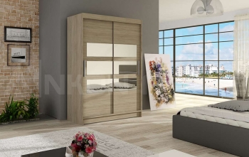 miami5_sonoma,120cm Szafa MIAMI (CLARA), szafa przesuwna, garderoba, szafa do sypialni, szafa z lustrem.jpg