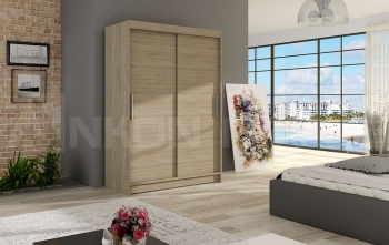 miami1_sonoma,120cm Szafa MIAMI (CLARA), szafa przesuwna, garderoba, szafa do sypialni, szafa z lustrem.jpg