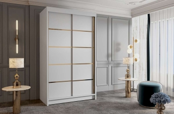 Szafa przesuwna 100cm kaszmir złota