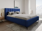 Przejdź do produktu Łóżko tapicerowane ze stelażem metalowym BERLINO 140 x 200 cm