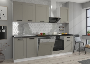 LUNA CLAYGR-WH 3 250CM, meble kuchenne, kuchnia na wymiar, szafki kuchenne, szafki do kuchni MDF, kuchnia w połysku, blaty kuchenne.jpg