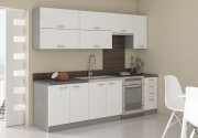 Przejdź do produktu Zestaw mebli kuchennych IGA BIANCA biały połysk 260cm