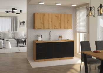 Modena 1  180cm, meble kuchenne, kuchnia na wymiar, szafki kuchenne, szafki do kuchni MDF, kuchnia w połysku, blaty kuchenne.jpg