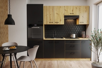 MODNEA 10 240 CM, meble kuchenne, kuchnia na wymiar, szafki kuchenne, szafki do kuchni MDF, kuchnia w połysku, blaty kuchenne.jpg